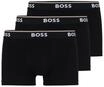 BOSS Pants, 3er-Pack, Baumwollmix, Logo-Bund, f&uuml;r Herren, schwarz, S