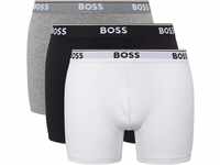 BOSS Pants, 3er-Pack, Logo-Bund, für Herren, grau, M