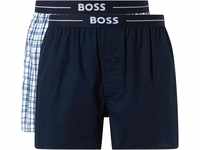 BOSS Nightwear Boxershorts, 2er-Pack, Eingriff, für Herren, blau, L