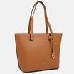 L.CREDI Shopper "Filippa", Emblem, Anh&auml;nger, uni, f&uuml;r Damen, braun, 99