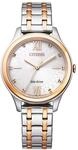 CITIZEN&reg; Damen Armbanduhr "EM0506-77A", SILBER/ROS&Eacute;GOLD