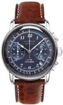 ZEPPELIN Herren Chronograph "7614-3", SILBER/BRAUN