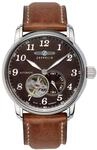 ZEPPELIN Herren Automatikuhr "7666-4", SILBER/BRAUN