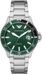 EMPORIO ARMANI Herren Taucheruhr "Mario AR11338", silber