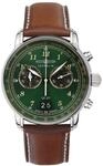ZEPPELIN Herren Chronograph "8684-4", SILBER/BRAUN, OS