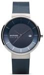BERING Herren Solaruhr "14639-307", SILBER/BLAU