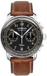 ZEPPELIN Herren Chronograph "7674-3", SILBER/BRAUN