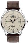 ZEPPELIN Herrenuhr "8442-5", SILBER/BRAUN
