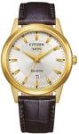 CITIZEN&reg; Herrenuhr "AW0102-13AE", GOLD/BRAUN