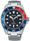 SEIKO Herren Solaruhr "SNE5", SILBER/BLAU