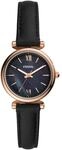 FOSSIL Damenuhr "Carlie Mini FS5619", ros&eacute;gold/schwarz