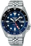 SEIKO Herren Automatikuhr "SSK00", SILBER/BLAU