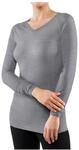 FALKE Unterhemd "Wool-Tech Light", w&auml;rmend, geruchshemmend, f&uuml;r Damen, grau, L
