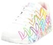 SKECHERS&reg; JGoldcrown: Uno Sneaker "Highlight Love", Herz-Design, f&uuml;r Damen, wei&szlig;,