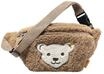 Steiff G&uuml;rteltasche, Quietsche, Teddy-Fleece, f&uuml;r Kinder, braun