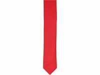 OLYMP Krawatte, handgefertigt, uni, für Herren, rot
