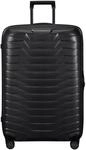Samsonite 4-Doppelrollen-Trolley, Hartschale, TSA-Kombinationsschloss, grau, 75