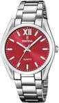 FESTINA Damenuhr, SILBER/ROT