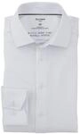 OLYMP Luxor Businesshemd, Modern Fit, Langarm, Kent-Kragen, f&uuml;r Herren, wei&szlig;, 42
