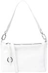 SURI FREY Schultertasche, Kunstleder, Anh&auml;nger, f&uuml;r Damen, wei&szlig;