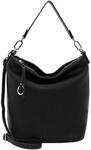 SURI FREY Schultertasche, Anh&auml;nger, uni, f&uuml;r Damen, schwarz