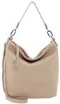 SURI FREY Schultertasche, Anh&auml;nger, uni, f&uuml;r Damen, beige