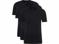 BOSS T-Shirt, 3er-Pack, Baumwolle, für Herren, schwarz, XXL