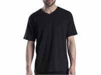 SCHIESSER T-Shirt, Casual, uni, für Herren, schwarz, 52