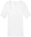 SCHIESSER Luxury Unterhemd, U-Ausschnitt, f&uuml;r Damen, wei&szlig;, 48