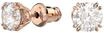 SWAROVSKI Damen Ohrstecker, ros&eacute;gold, 99