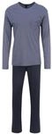 CALIDA Schlafanzug, uni, f&uuml;r Herren, blau, S