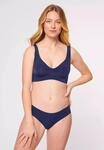 sloggi Zero Feel Bustier, nahtlos, b&uuml;gellos, f&uuml;r Damen, blau, XS