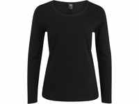 CALIDA Natural Comfort Unterhemd, Single-Jersey, unifarben, für Damen, schwarz, M