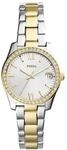 FOSSIL Damenuhr "Scarlette Mini ES4319", bicolor