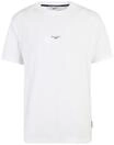 Marc O'Polo DENIM Sleeve T-Shirt, Relaxed Fit, Bio-Baumwolle, f&uuml;r Herren, wei&szlig;, M