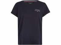 TOMMY HILFIGER Original T-Shirt, Rundhals-Ausschnitt, Logo-Aufdruck, für Damen,