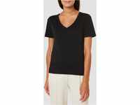 Marc O'Polo T-Shirt, V-Ausschnitt, für Damen, schwarz, XL