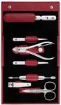 ZWILLING Druckknopf-Etui, 7-tlg., rot