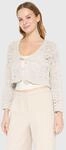 ONLY&reg; Strickjacke, V-Ausschnitt, f&uuml;r Damen, grau, M