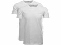RAGMAN T-Shirt, 2er-Pack, Rundhalsausschnitt, für Herren, weiß, L