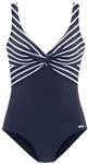 LASCANA Cerina Badeanzug, Knoten-Detail, f&uuml;r Damen, blau, 42C
