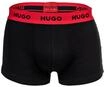 HUGO RED Pants kurz, 3er-Pack, Logo-Bund, f&uuml;r Herren, schwarz, S