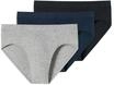 SCHIESSER 95/5 Essentials Slip, 3er-Pack, f&uuml;r Herren, mehrfarbig, 6