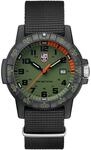 LUMINOX Herren Taucheruhr "Leatherback Sea Turte Giant 0320 Series", gr&uuml;n/schwarz,