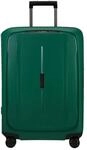 Samsonite 4-Doppelrollen-Trolley, Hartschale, Zweiwege-Rei&szlig;verschluss, gr&uuml;n, 71