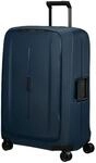 Samsonite 4-Doppelrollen-Trolley, Hartschale, Gep&auml;ckorganizer, TSA-Schloss, blau, 77