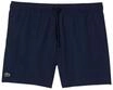 LACOSTE Herren Badeshorts - Swimshorts, Badehose, schnelltrocknend, Logo, uni, blau,