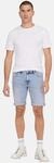 ONLY & SONS Jeans-Shorts, Five-Pocket, f&uuml;r Herren, blau, M