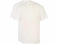 RAGMAN T-Shirt, V-Ausschnitt, für Herren, weiß, L