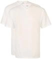 RAGMAN T-Shirt, 2er-Pack, V-Ausschnitt, f&uuml;r Herren, wei&szlig;, L